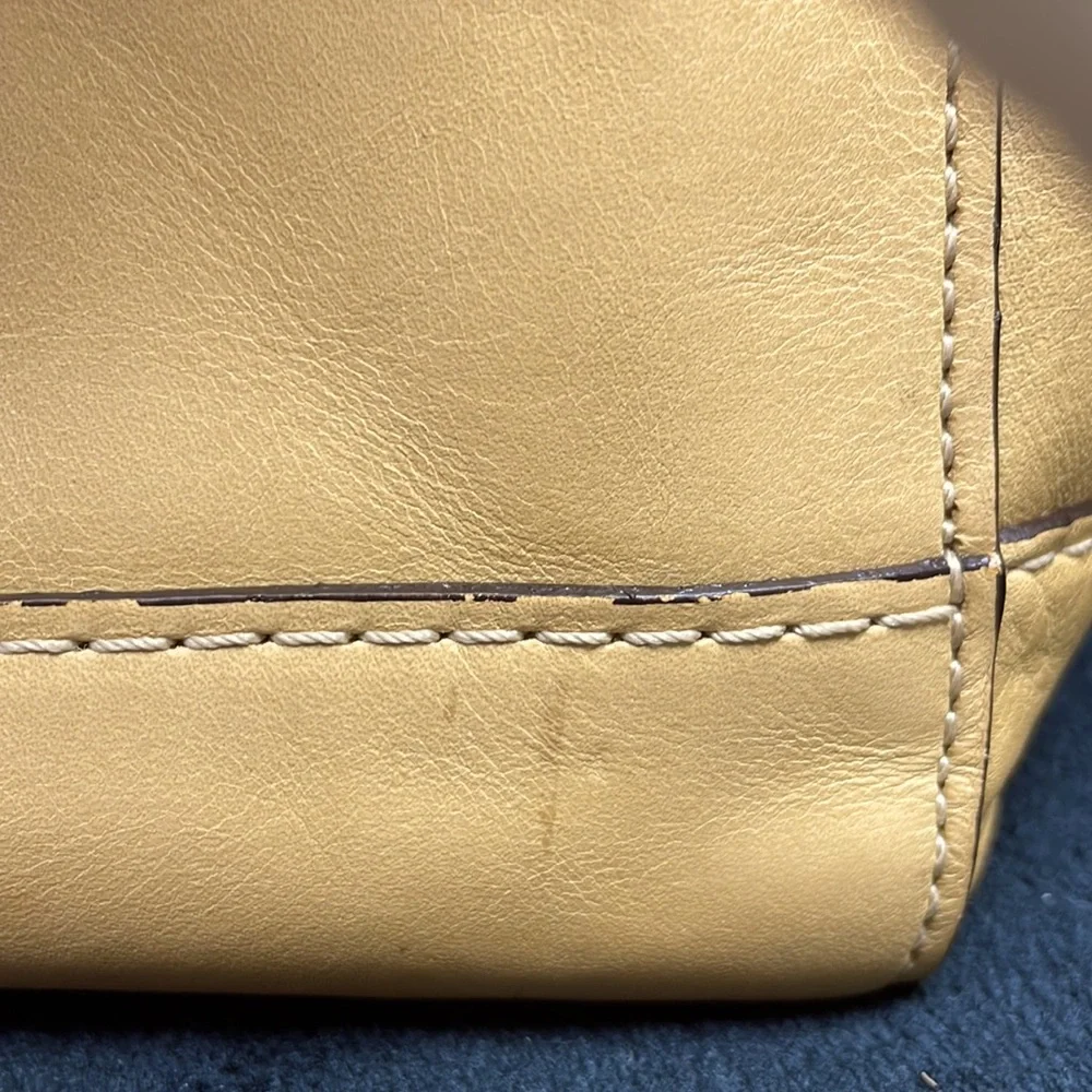 Coach F13675 Buckskin Satchel - Picture 13 of 16